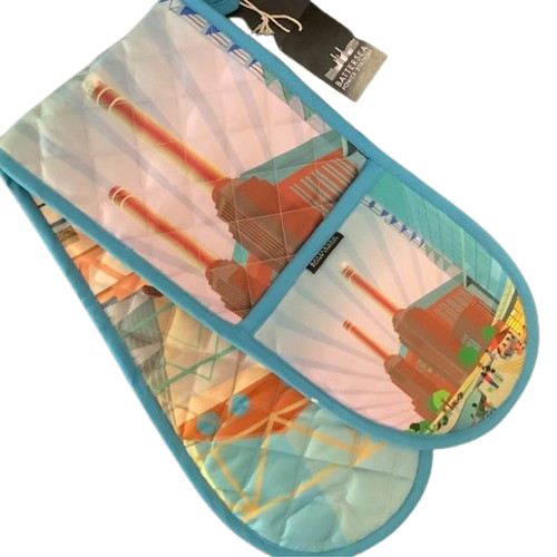 AW Illustration Oven Glove Double