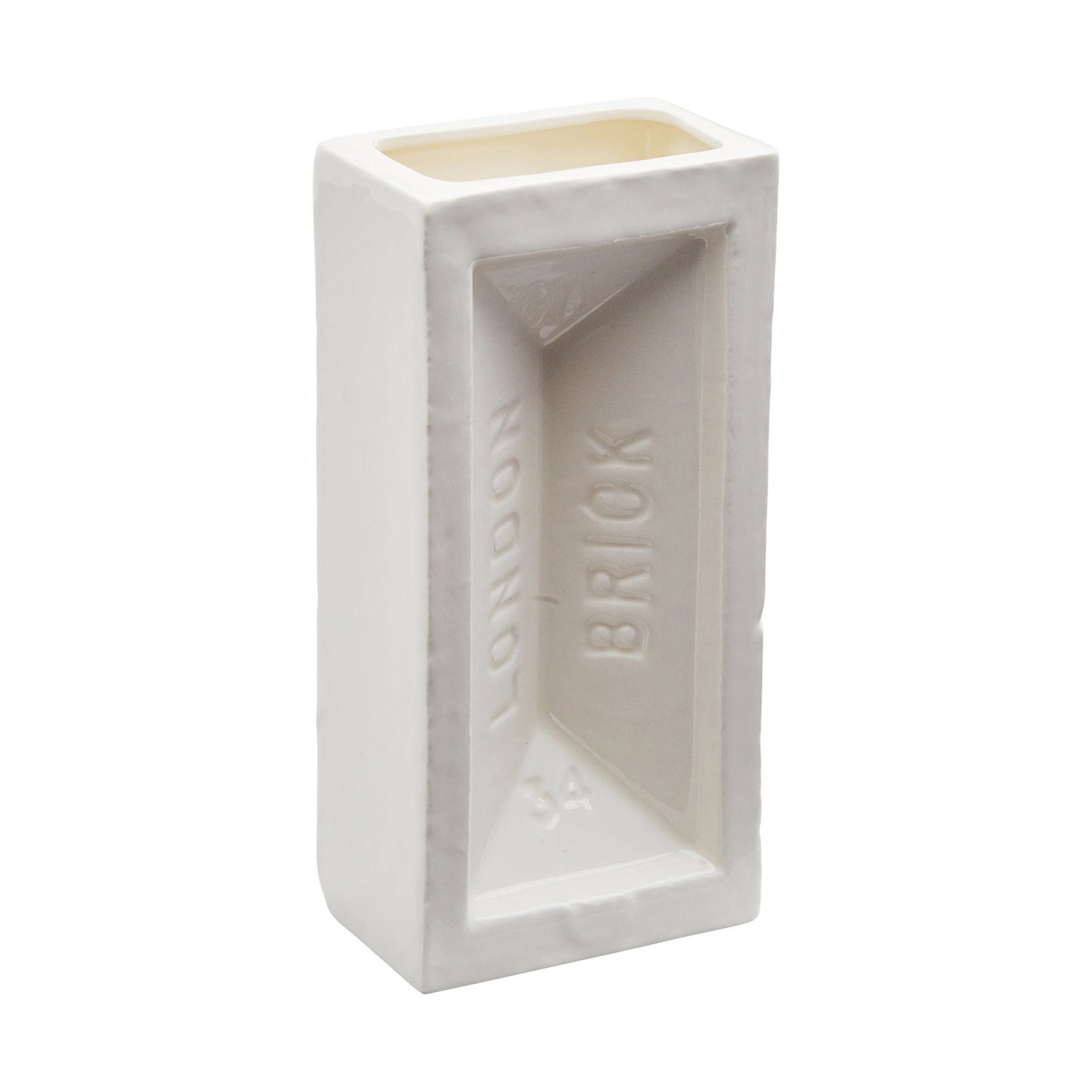 Brick Vase - White