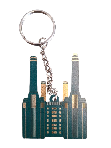 BPS Teal &amp; Gold Keyring