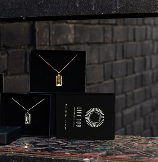 Gold London Brick Pendant