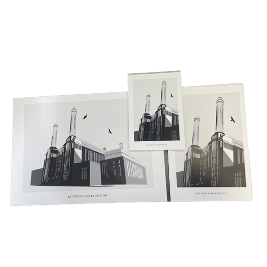 L109 BPS B&W Illustrated Print