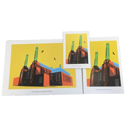 L109 BPS Yellow Illustrated Prints