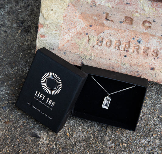 Silver London Brick Pendant