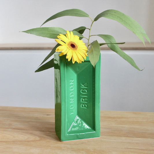 Brick Vase - Green