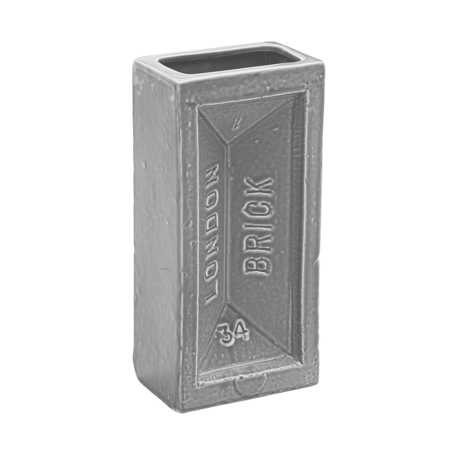 Brick Vase - Grey