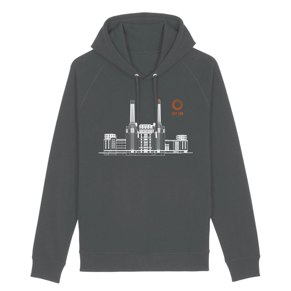 Architectural Drawing - Grey Unisex Hoodie