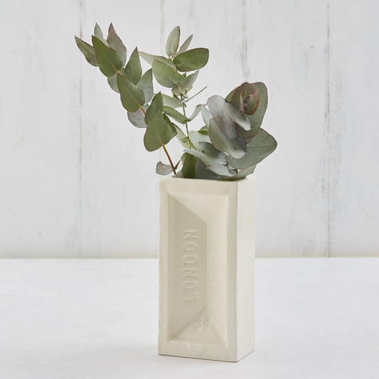 Brick Vase - White