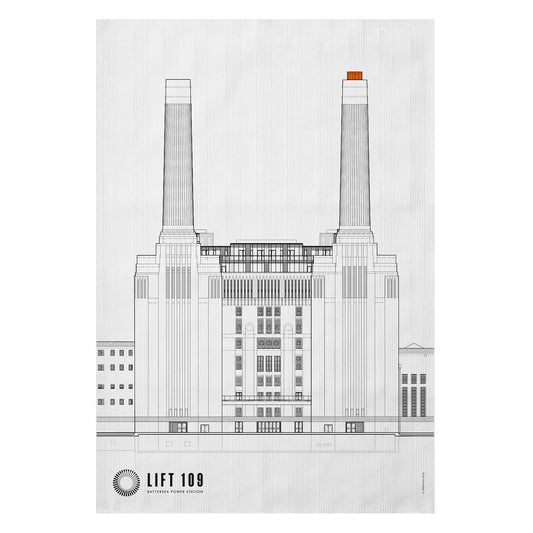 Architectural Drawing - Tea Towel